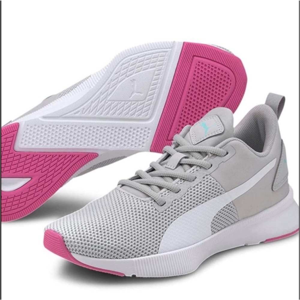 NWOT Puma Gray and Pink "Flyer runner" light Athletic Sneakers